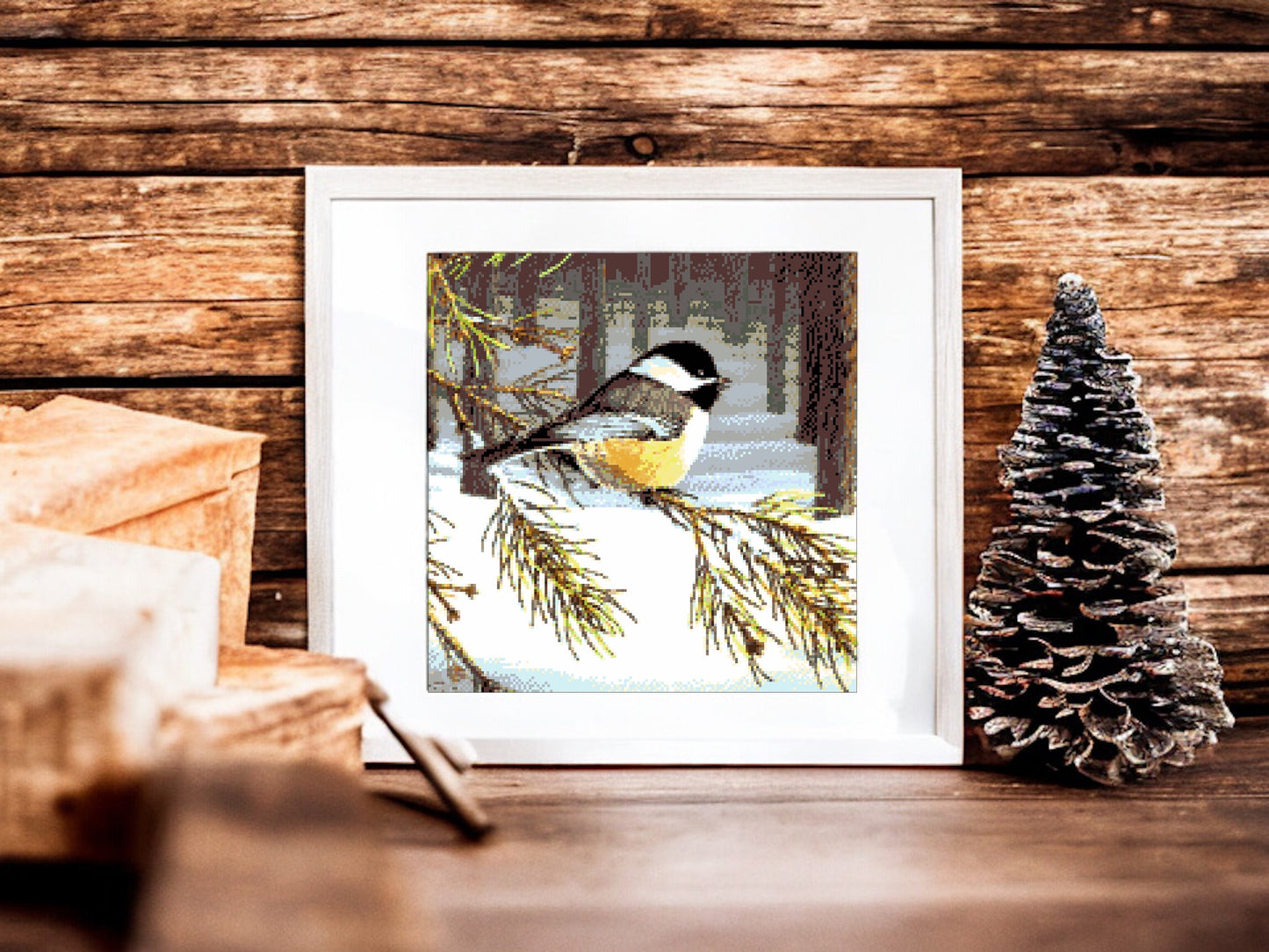 Great Tit - Bead Embroidery Kit