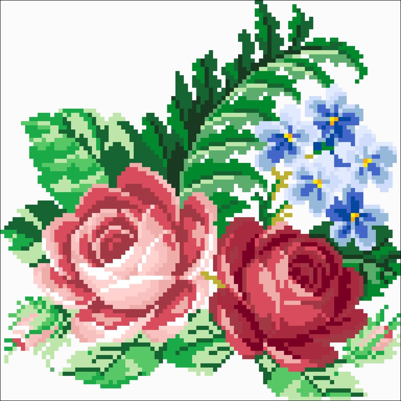 A Posy - Mini Bead Embroidery Kit