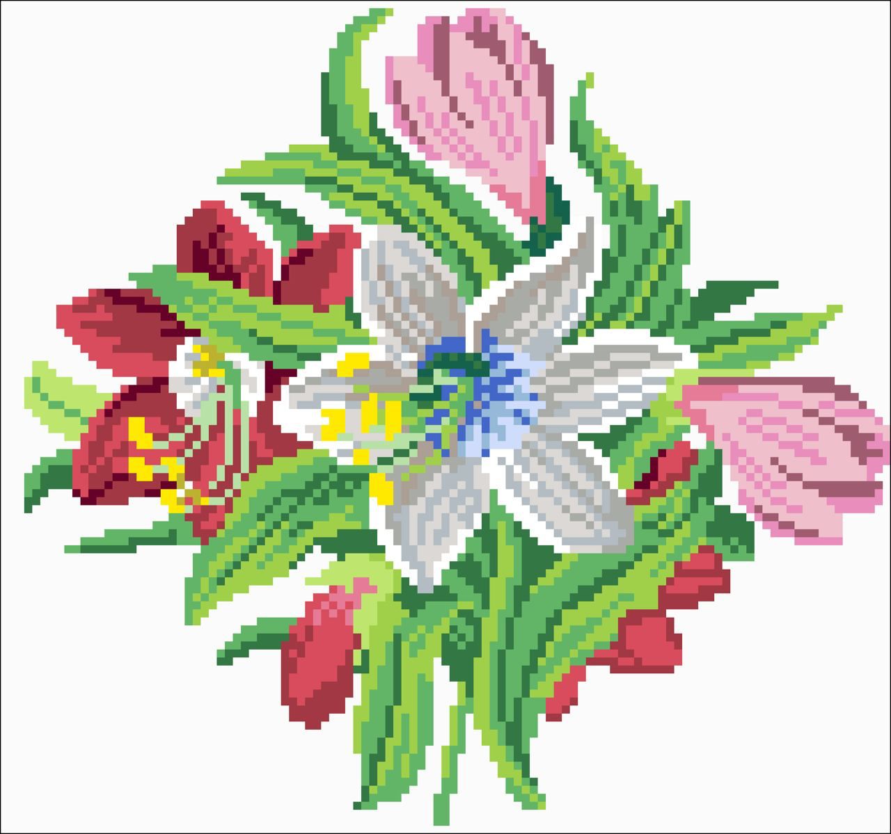 A spring bloom - Mini Bead Embroidery Kit