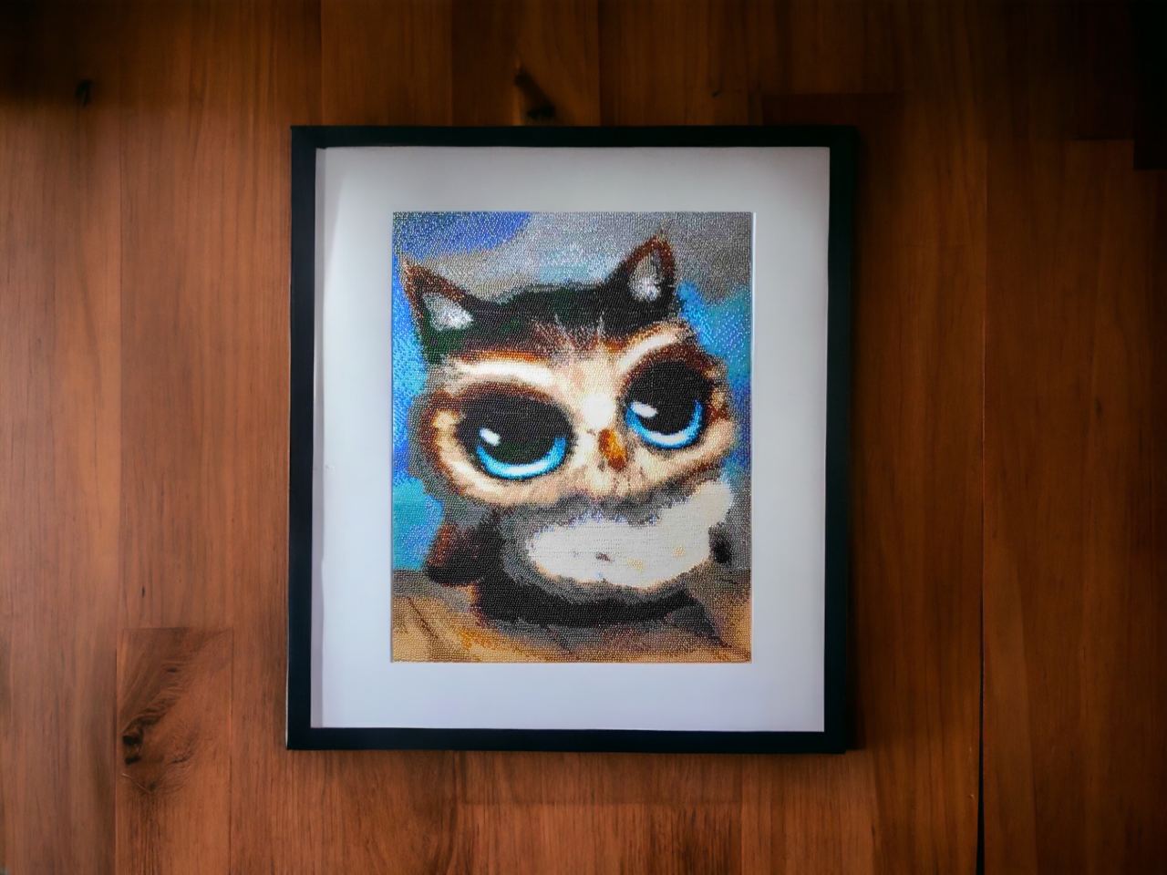 Baby Owl - Bead Embroidery Kit