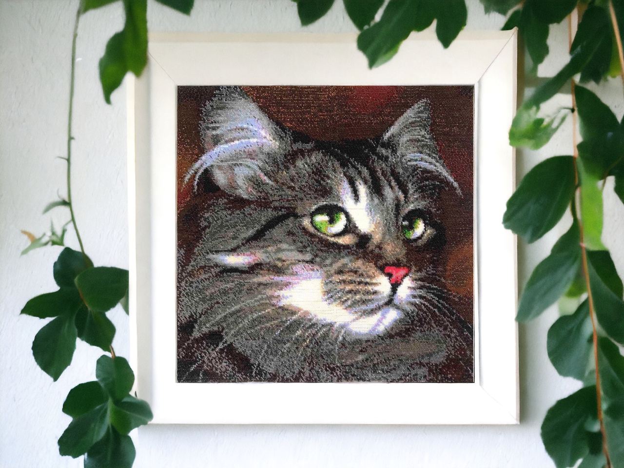 Green Eyes - Bead Embroidery Kit