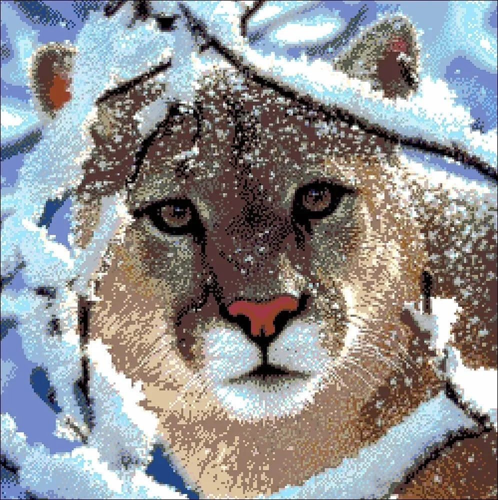 Puma - Bead Embroidery Kit