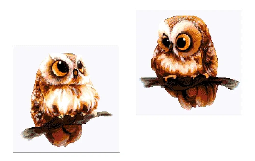 Little Owlets - Bead Embroidery Kit