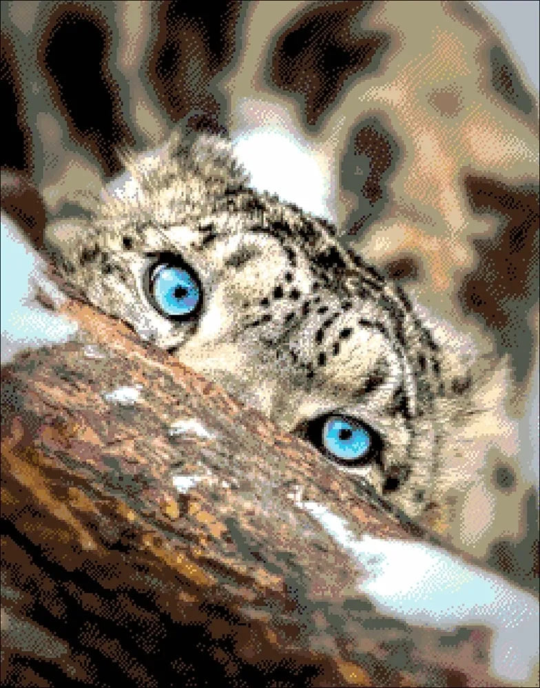 Blue-Eyed Hunter - Bead Embroidery Kit