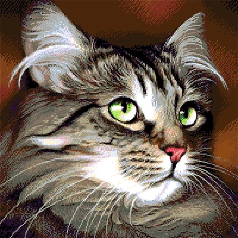 Green Eyes - Bead Embroidery Kit