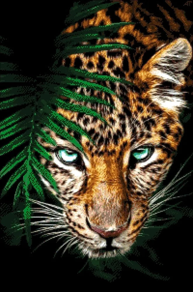 Hidden Jaguar - Bead Embroidery Kit