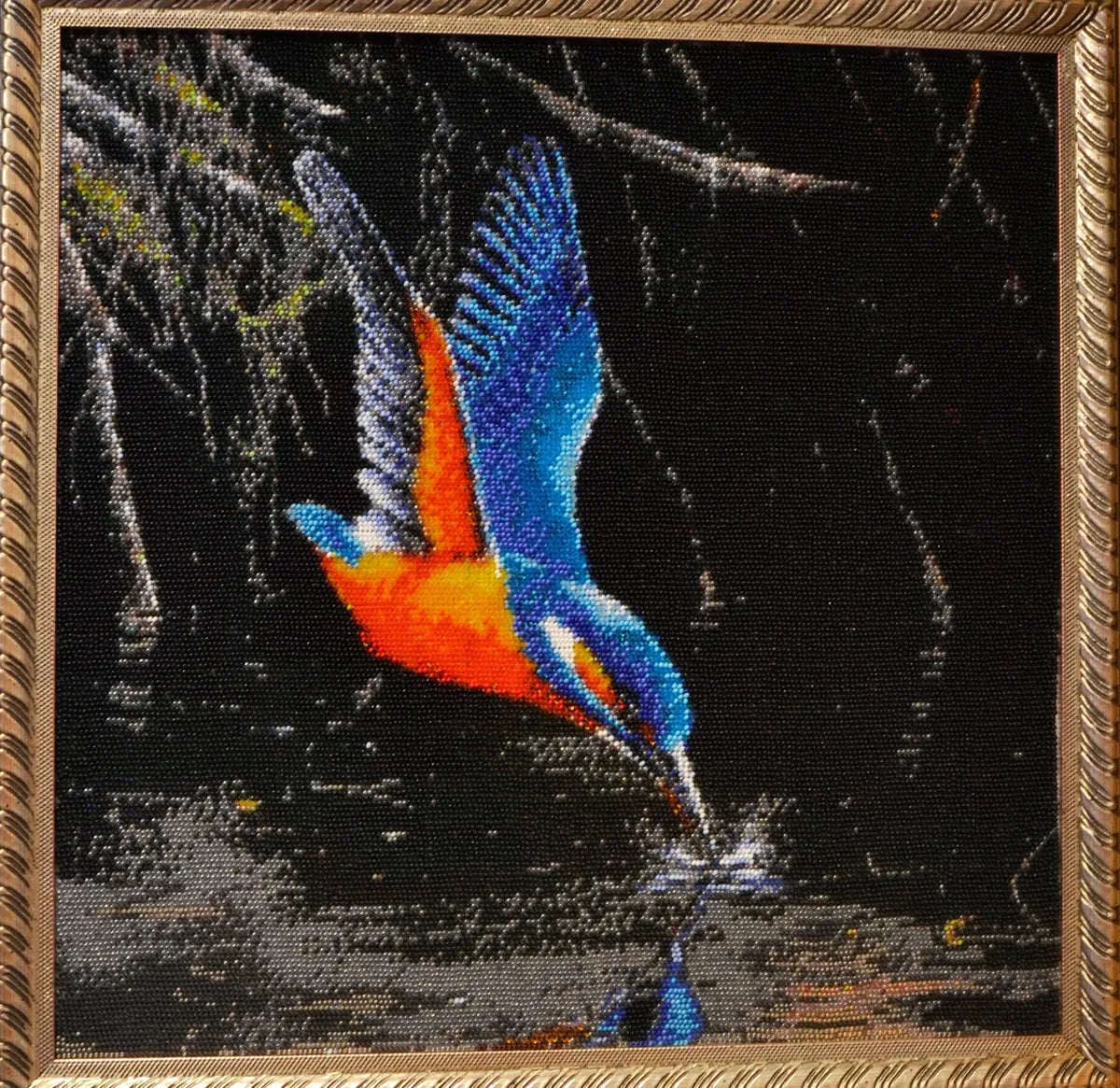 Kingfisher - Bead Embroidery Kit
