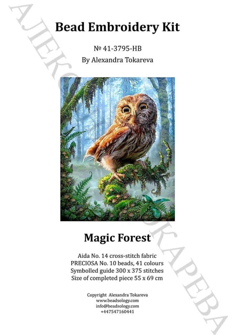 Magic Forest - Bead Embroidery kit
