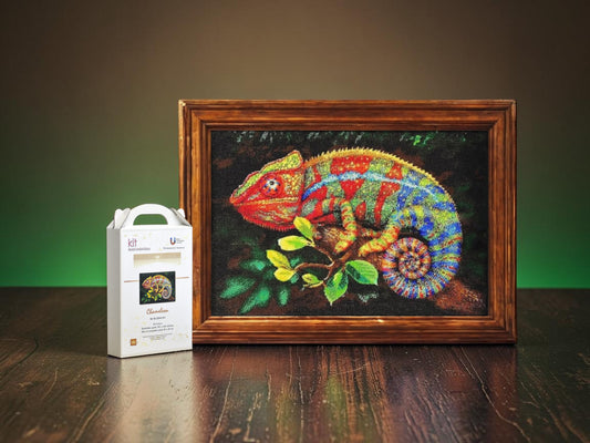 Chameleon - Bead Embroidery Kit