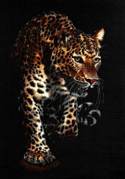 Leopard - Bead Embroidery Kit