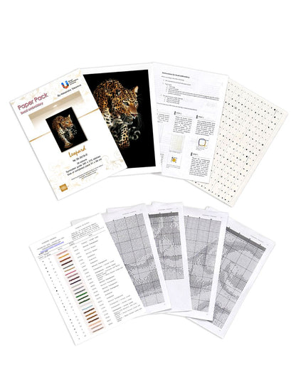 Leopard - Bead Embroidery Kit