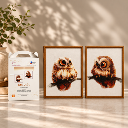 Little Owlets - Bead Embroidery Kit