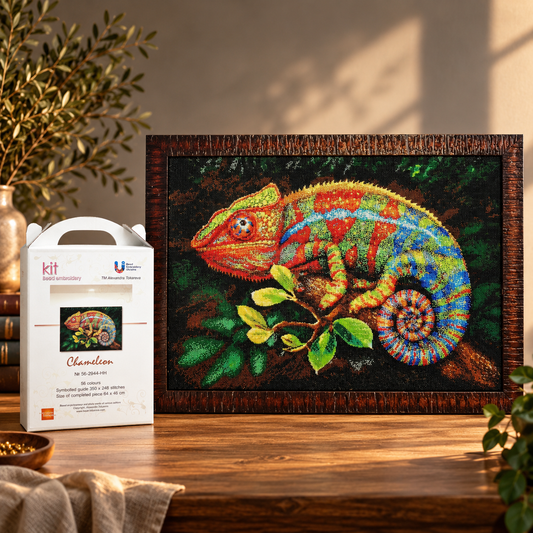 Chameleon - Bead Embroidery Kit