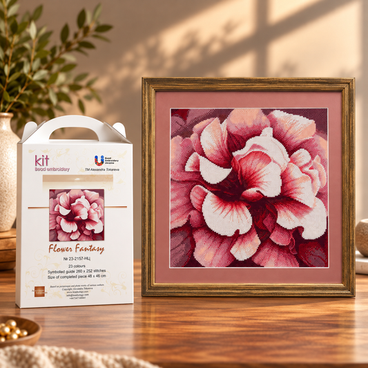 Flower Fantasy - Bead Embroidery Kit