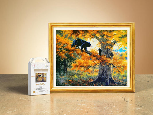 Bears on a Tree - Bead Embroidery Kit