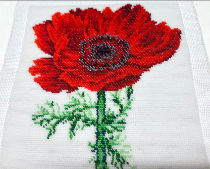 The Poppy - Mini Bead Embroidery Kit