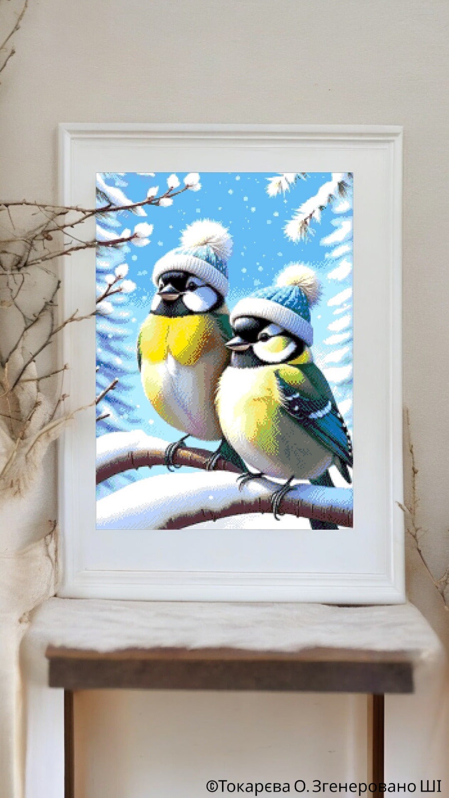 Cosy Birds - Bead Embroidery Kit