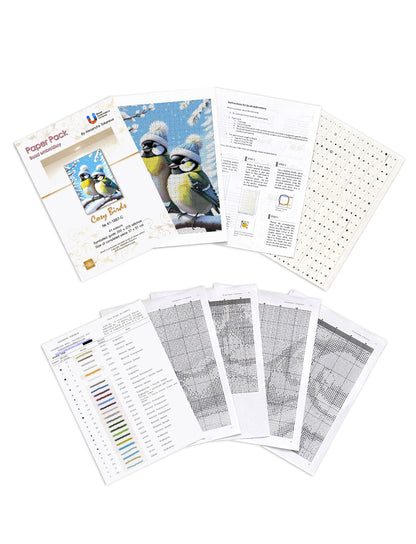 Cosy Birds - Bead Embroidery Kit