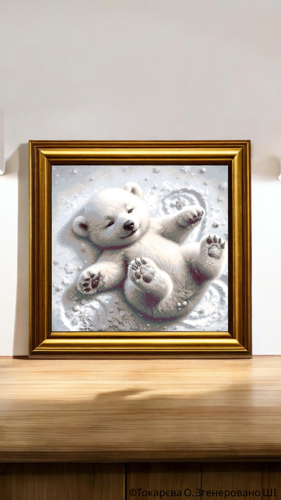 White Bear - Bead Embroidery Kit