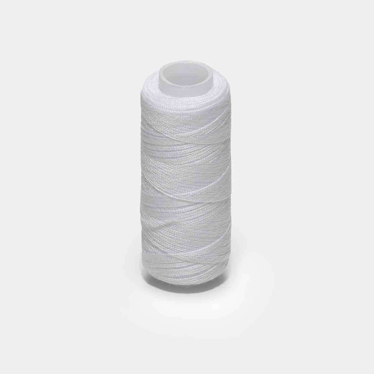 Beadsology white nylon beading thread spool for embroidery and craft projects