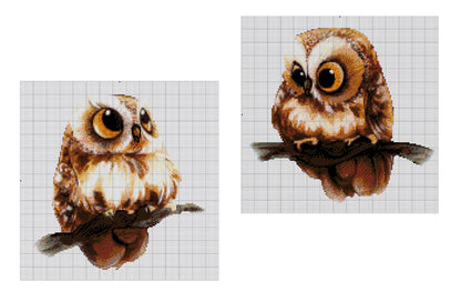 Little Owlets - Bead Embroidery Kit