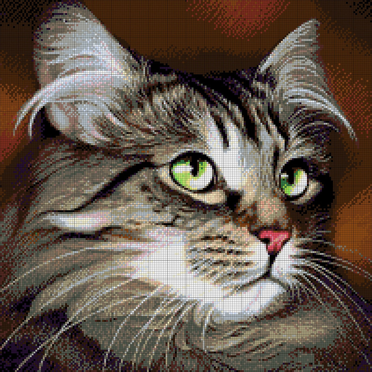Green Eyes - Bead Embroidery Kit