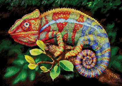 Chameleon - Bead Embroidery Kit