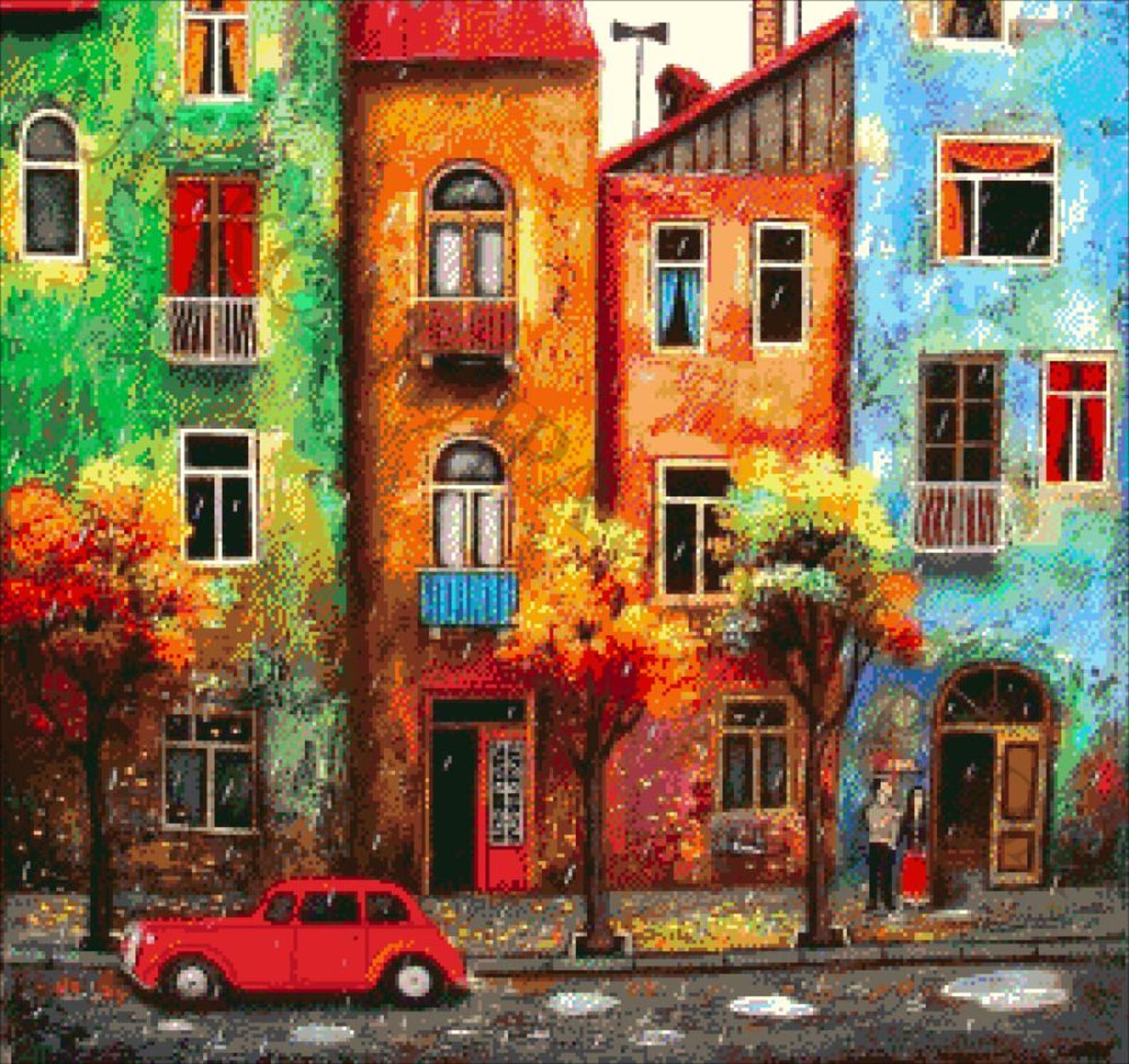 Colours of Summer Rain - Bead Embroidery Kit
