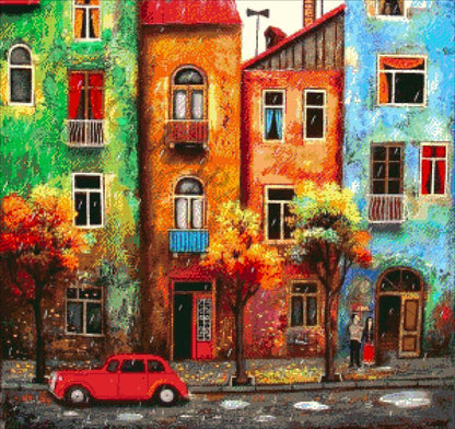 Colours of Summer Rain - Bead Embroidery Kit