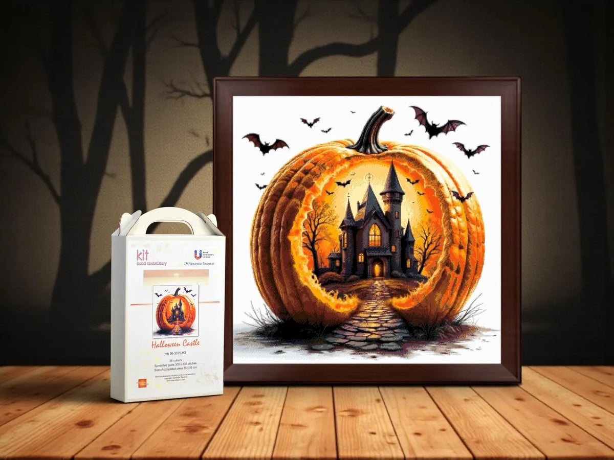 Halloween Castle - Bead Embroidery Kit