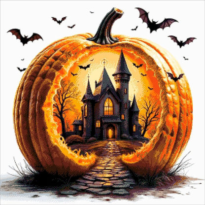Halloween Castle - Bead Embroidery Kit