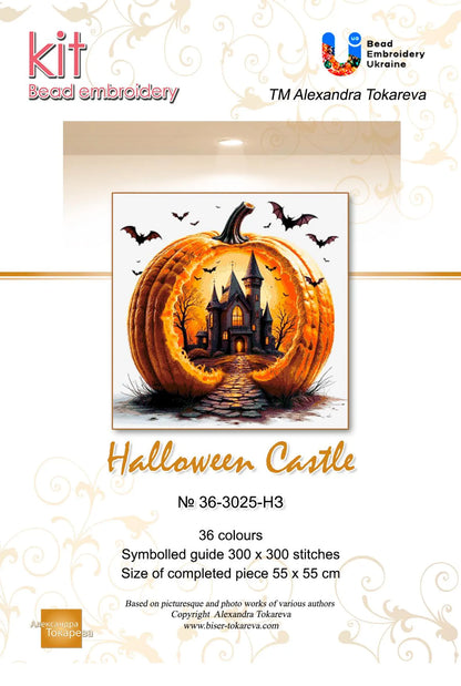 Halloween Castle - Bead Embroidery Kit