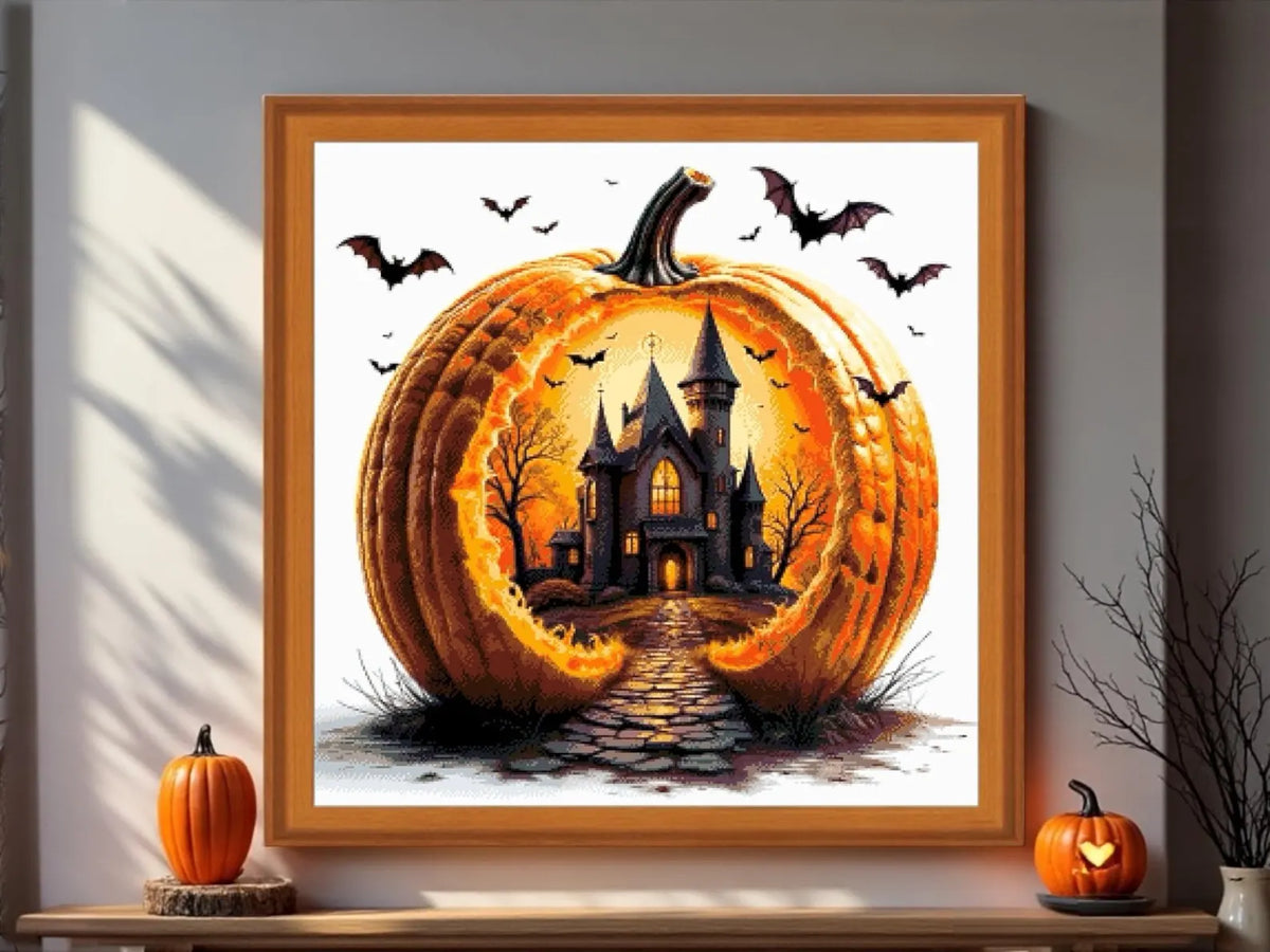 Halloween Castle - Bead Embroidery Kit