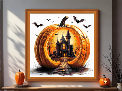 Halloween Castle - Bead Embroidery Kit