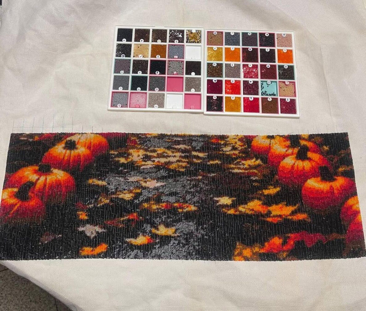 Pumpkin Avenue - Bead Embroidery Kit