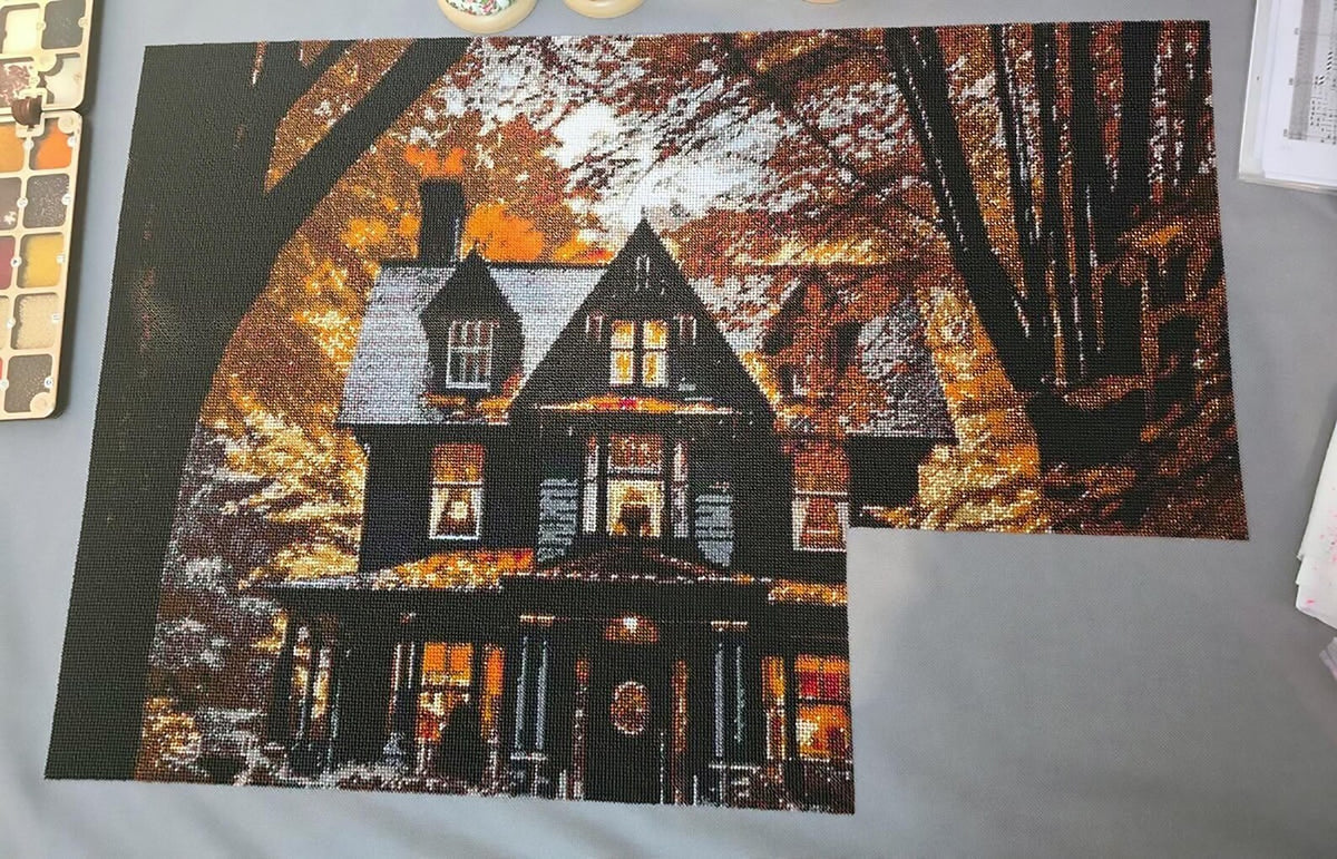 Pumpkin Avenue - Bead Embroidery Kit