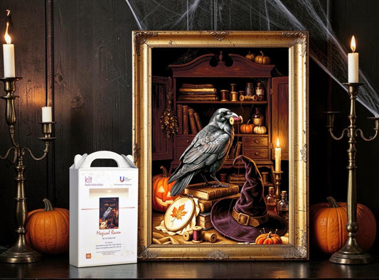 Magical Raven - Bead Embroidery Kit