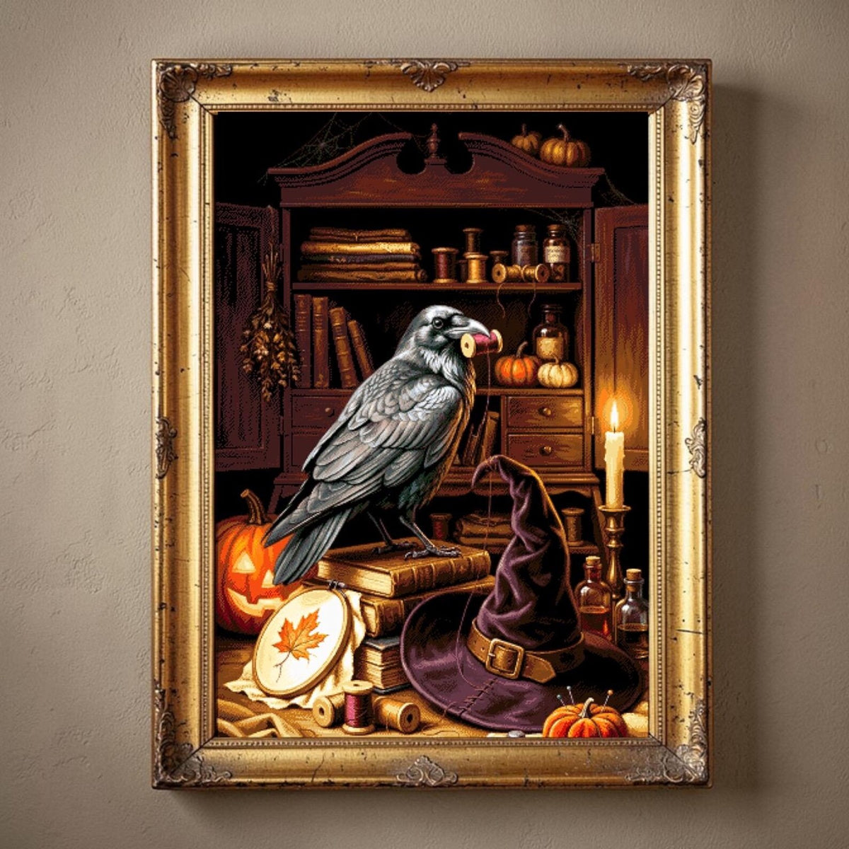 Magical Raven - Bead Embroidery Kit