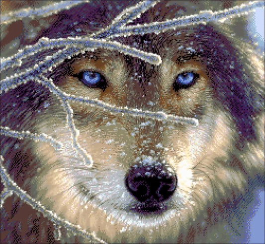Wolf - Bead Embroidery Kit