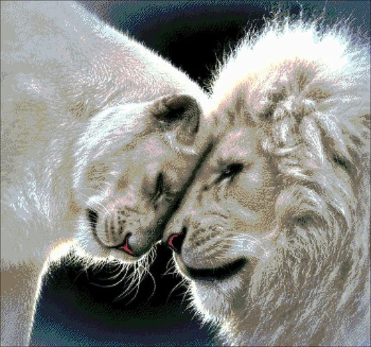 Lion's Love - Bead Embroidery Kit