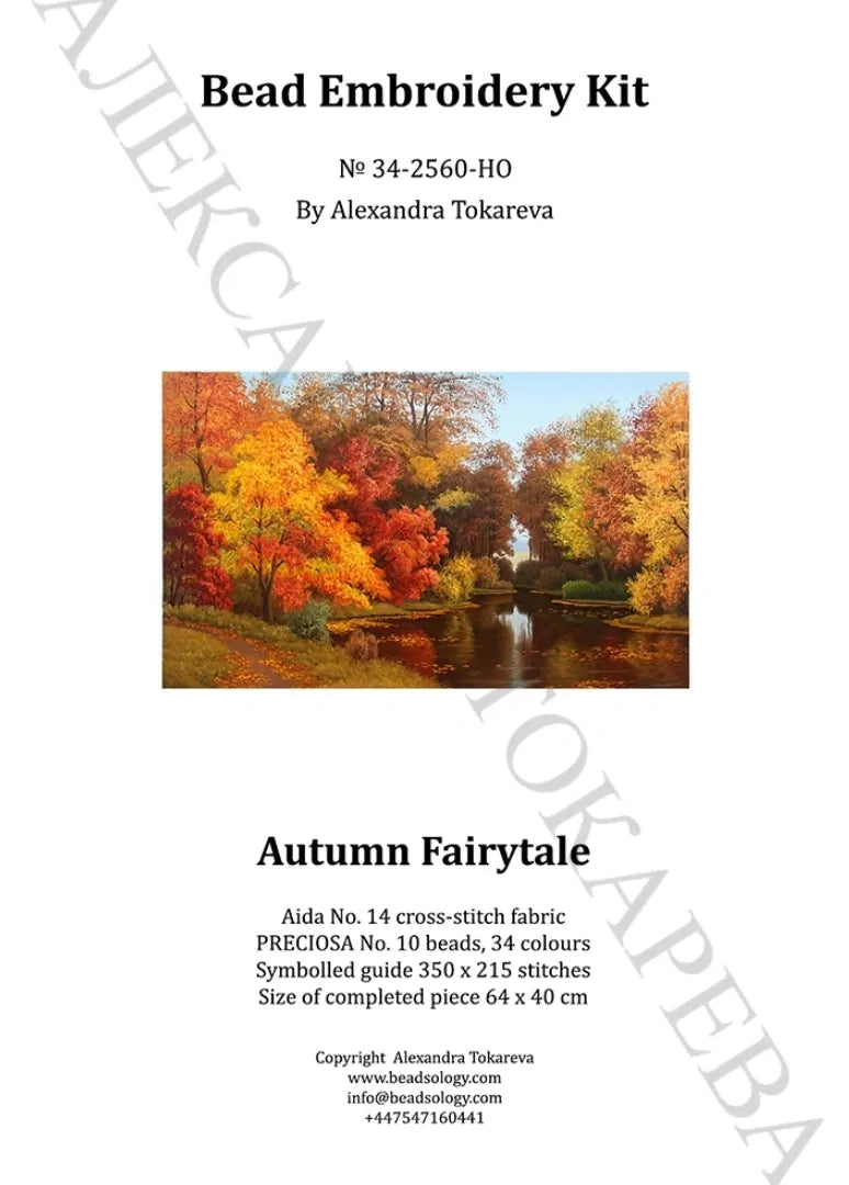 Autumn Fairytale - Bead Embroidery Kit