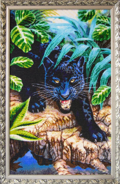 Hunting Panther - Bead Embroidery Kit