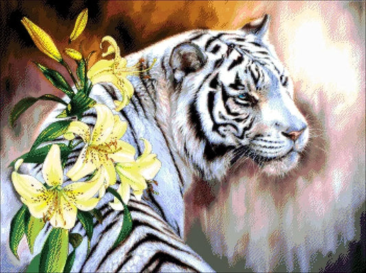 Bengal Tiger - Bead Embroidery Kit